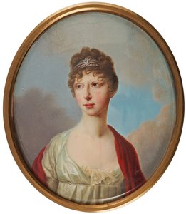Porträt der Großfürstin Maria Pawlowna von Russland 1786-1859, 1800er