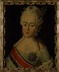 Porträt der Großherzogin Natalia Alexejewna von Russland 1755-1776, Prinzessin Wilhelmina Louisa von Hessen von Unbekannt