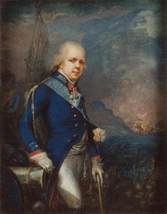 Porträt von Großherzog Konstantin Pawlowitsch von Russland 1779-1831 vor der Schlacht von Novi, 1799