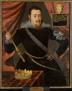 Porträt von König Christian IV. von Dänemark von Unbekannt