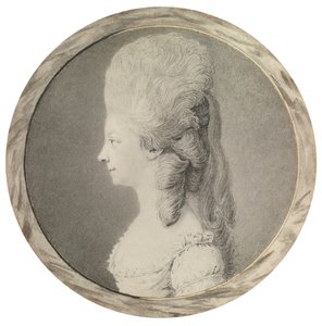 Porträt von Marie Louise von Savoyen 1749-1792, Prinzessin von Lamballe, zweite Hälfte des 18. Jahrhunderts von Unbekannt