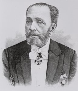 Porträt von Marius Petipa 1818-1910, 1899