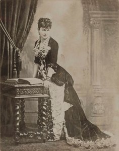 Porträt der Marquise Marie Arconati Visconti, geb. Peyrat 1840-1923, 1870 von Unbekannt