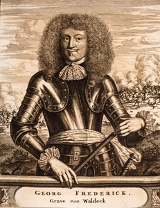 Porträt von Prinz Georg Friedrich von Waldeck 1620-1692 aus: Schauplatz des Krieges von Unbekannt