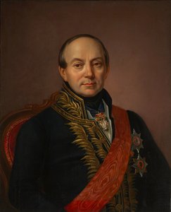 Porträt von Prinz Platon Alexandrowitsch Schirinski-Schichmatow, Mitte des 19. Jahrhunderts von Unbekannt