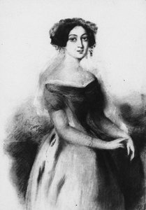 Porträt von Prinzessin Nino Chavchavadze, um 1830