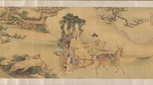 Porträt von Shaoyu in der Gestalt von Liu Ling, ca. 1795