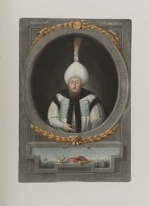 Porträt von Sultan Mustafa III, 1717-1774 (1815)