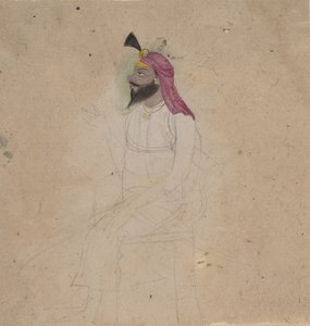 Porträt eines Sikh-Adligen, frühes 19. Jahrhundert