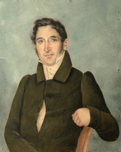 Porträt eines Mannes im Gehrock, Poltoratsky, 1820er
