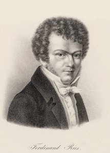 Porträt des Pianisten und Komponisten Ferdinand Ries 1784-1838, ca. 1830 von Unbekannt