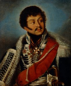 Porträt des Generals Dmitry Dmitrievich Shepelev, 1771-1841 von Unbekannt