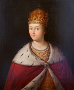 Porträt der Regentin Sofia Alexejewna