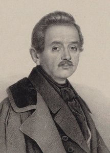 Porträt des Komponisten Alexei Fyodorovich Lvov 1798-1870 von Unbekannt