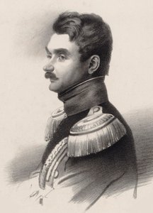 Porträt des Komponisten Alexei Fyodorovich Lvov 1798-1870 von Unbekannt