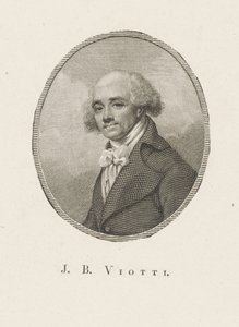 Porträt des Komponisten Giovanni Battista Viotti 1755-1824, ca. 1800 von Unbekannt