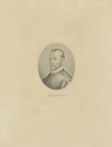 Porträt des Komponisten Giovanni Pierluigi da Palestrina 1526-1594, ca. 1800 von Unbekannt