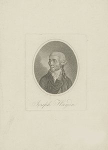 Porträt des Komponisten Joseph Haydn 1732-1809, 1800er