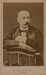 Porträt des Komponisten Luigi Arditi 1822-1903, 1880