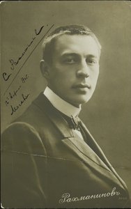 Porträt des Komponisten Sergei Rachmaninow 1873-1943, ca. 1905 von Unbekannt