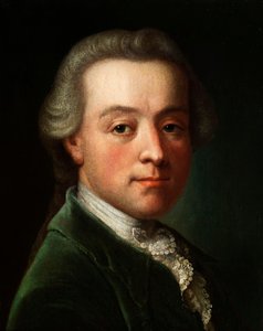 Porträt des Komponisten Wolfgang Amadeus Mozart 1756-1791, um 1789