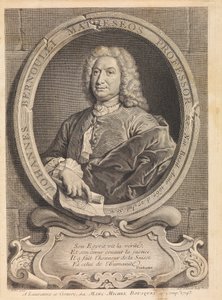 Porträt des Mathematikers Johann Bernoulli von Unbekannt