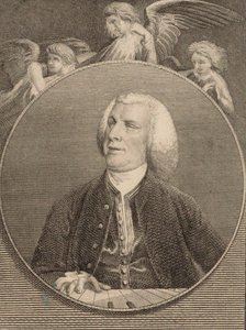 Porträt des Organisten und Komponisten John Stanley 1712-1786, 1784 von Unbekannt