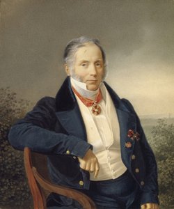 Porträt des Malers Alexander Sauerweid 1782-1844, erstes Viertel des 19. Jahrhunderts von Unbekannt