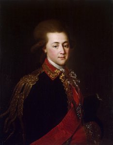 Porträt des Palast-Adjutanten Alexander Lanskoy, der Favorit von Katharina II, 1784 von Unbekannt