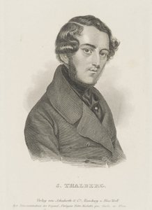 Porträt des Pianisten und Komponisten Sigismund Thalberg, um 1850 von Unbekannt