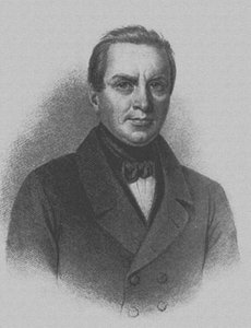 Porträt des Dichters Ivan Petrovich Myatlev 1796-1844, frühes 19. Jahrhundert von Unbekannt