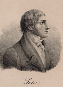 Porträt des Sängers und Komponisten Wilhelm Sutor 1774-1828, ca. 1825 von Unbekannt