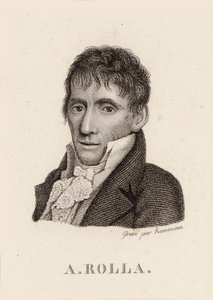 Porträt des Geigers und Komponisten Alessandro Rolla 1757-1841, 1790 von Unbekannt