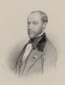 Porträt des Geigers und Komponisten Henri Vieuxtemps 1820-1881, 1857 von Unbekannt