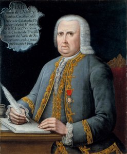 Porträts von Simon de la Valle y Cuadra von Unbekannt