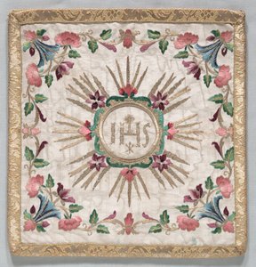 Beutel für den Kelchdeckel, 1700er von Unbekannt