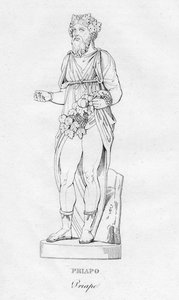 Priapo Priape, um 1850 von Unbekannt