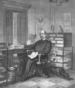Fürst Bismarck in seinem Arbeitszimmer, 1875