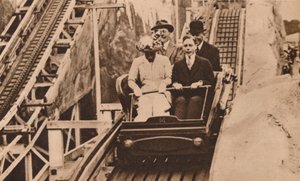 Prinz George und Prinzessin Mary bei der Eröffnung der Earls Court Ausstellung, London, 1913