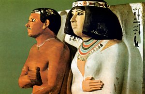 Prinz Rahotep und seine Frau Nofret, Ägypten, 4. Dynastie