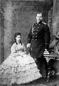 Prinzessin Dagmar von Dänemark und Großfürst Alexander Alexandrowitsch von Russland