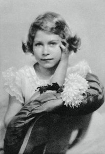 Prinzessin Elizabeth im Alter von neun Jahren von Unbekannt