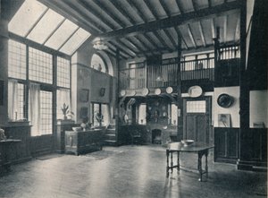 Hauptraum eines neuen Studio-Residenz in Lennox Gardens, Kensington, um 1911 von Unbekannt