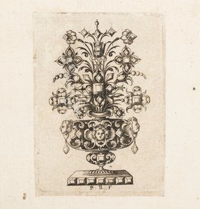 Platte aus Omnia Conando Docilis Solertia Vincit (Ein fügsames Gemüt überwindet alle Schwierigkeiten), ca. 1600 von Unbekannt