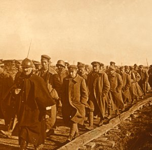 Kriegsgefangene, um 1914-1918