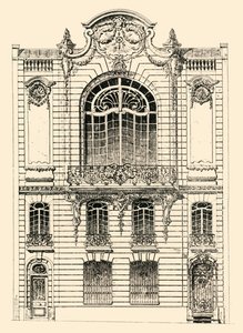 Privathaus in Paris, 1903