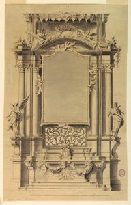 Entwurf für einen Altar von Unbekannt