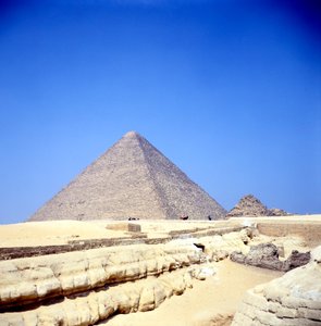 Pyramide von Gizeh, Ägypten, Altes Reich, ca. 26. Jahrhundert v. Chr. von Unbekannt
