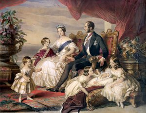 Königin Victoria und Prinz Albert mit fünf ihrer Kinder, 1846