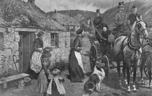 Königin Victoria und ihre Hochlandpächter, ca. 1870er, 1901 von Unbekannt